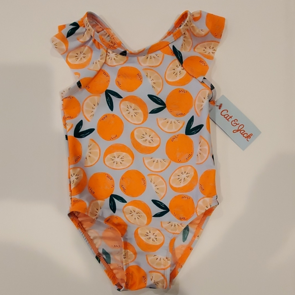 BRAND NEW CAT & JACK TODDLER GIRL SWIMSUIT